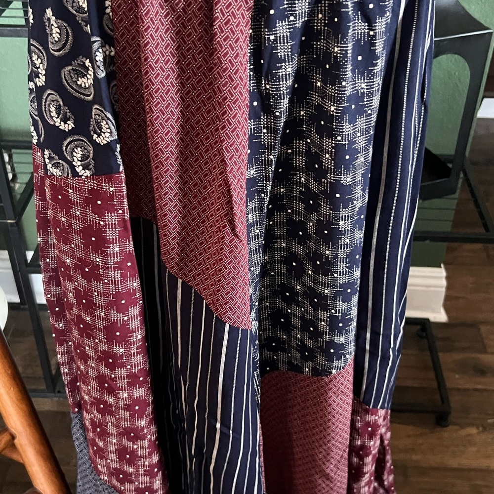 Carole Little Multicolor Patchwork Maxi Skirt - image 3